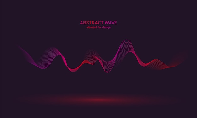 Vector background wave equalizer element for design.