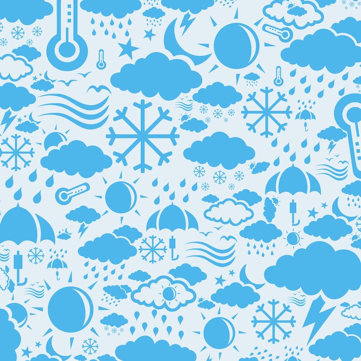 Vector background weather