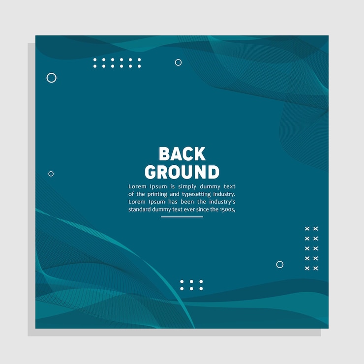 Vector background with abstract waves vector