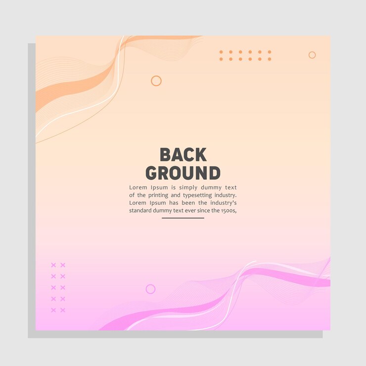 Vector background with abstract waves vector