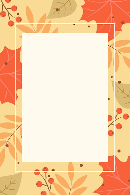 Vector background with autumn leaves colorful autumn banner with fallen leaves and yellowed foliage