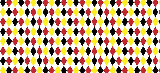 background with black, red and yellow diamonds