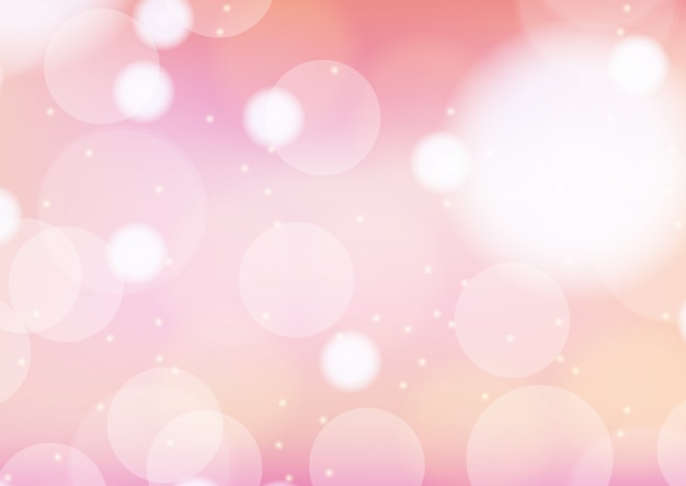 Background   with bright circles on pink