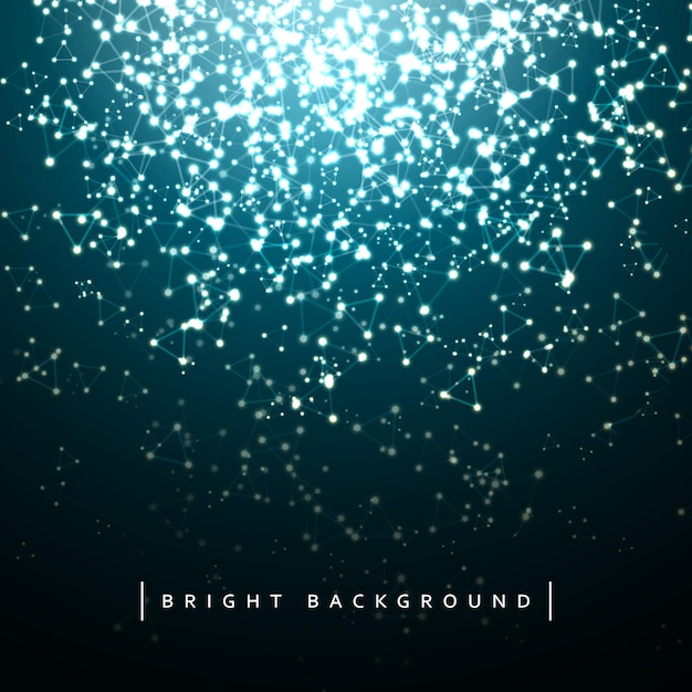 Vector background with bright light sparkles effect. glitter decorative element. vector illustration