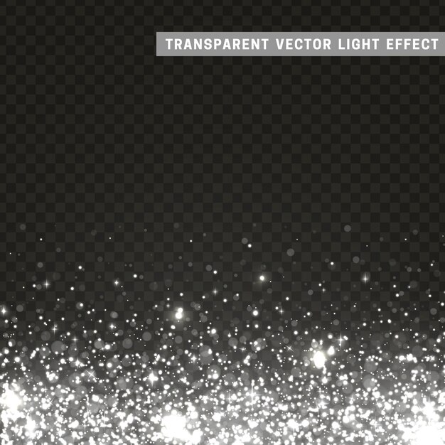 Background with bright light sparkles effect. Glitter decorative element. vector illustration
