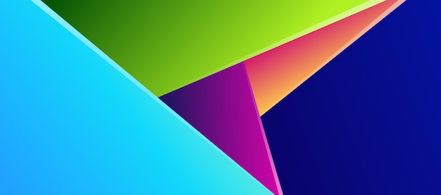 Background with colorful different shapes