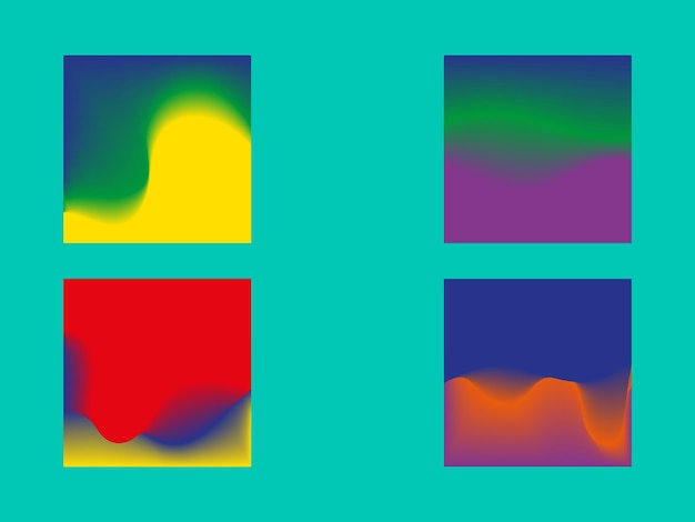 Vettore sfondo con quadrati colorati