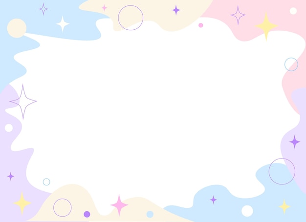 Vector background with copy space for greeting card or cover design templates pastel color template