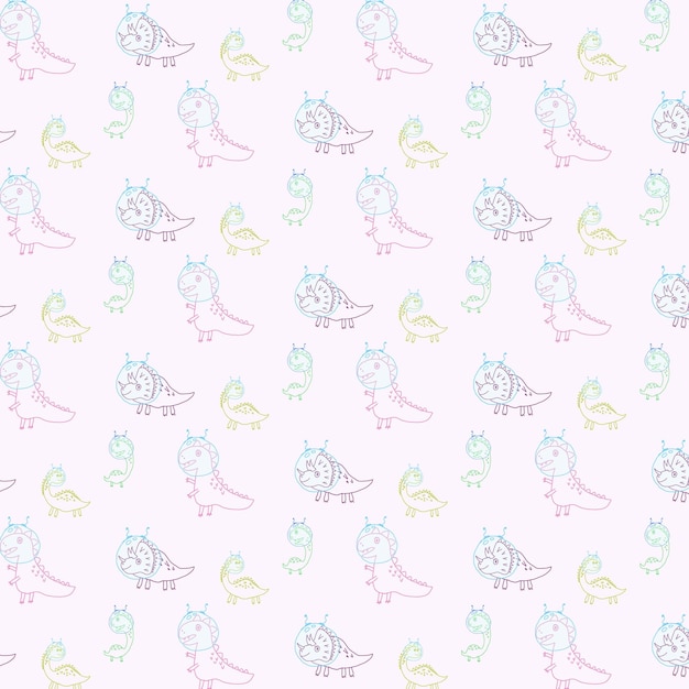 Background with dinosaurs for decoration