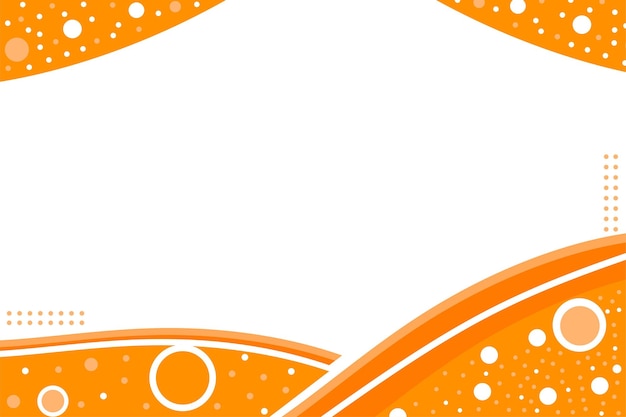 background with dot concept in orange and white color for social media post  banner  website