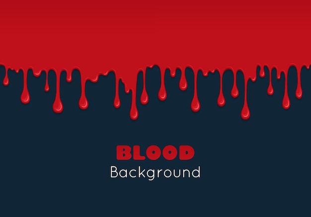 Background with drips of blood