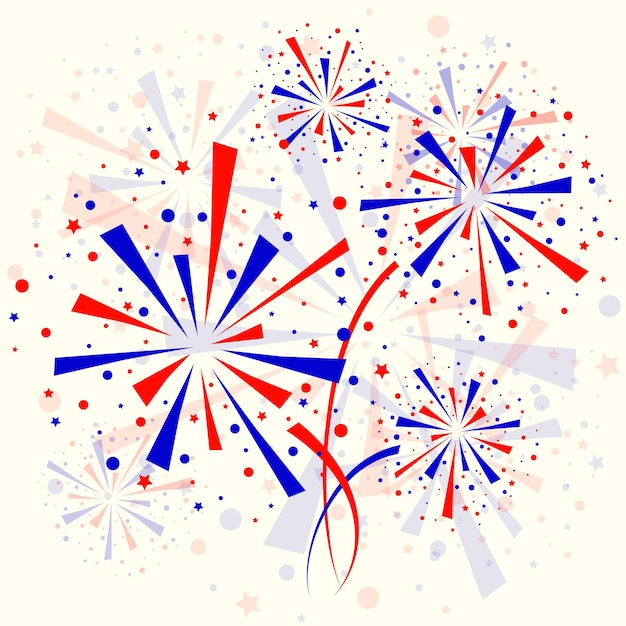 Background with fireworks