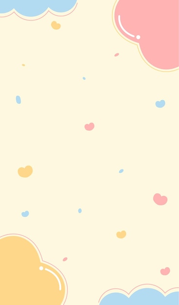 Vector background with hearts vector