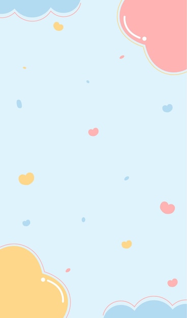 Vector background with hearts vector