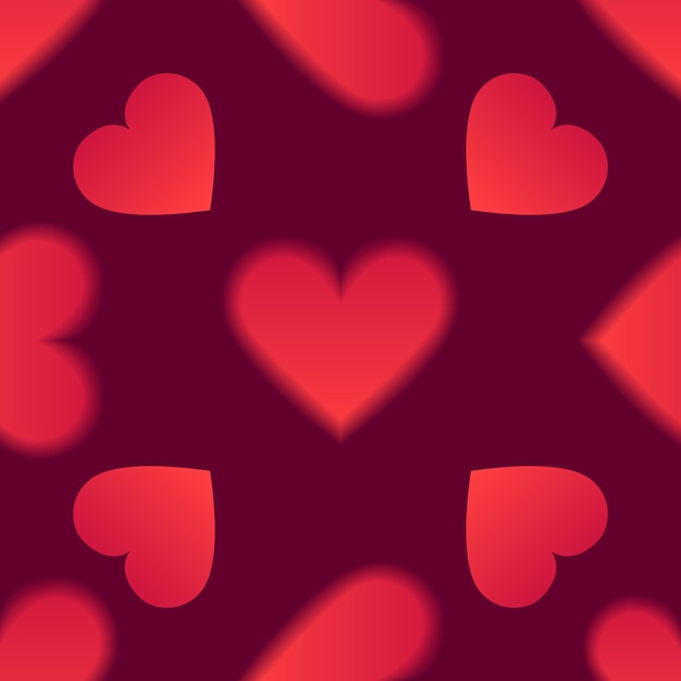 Background with hearts