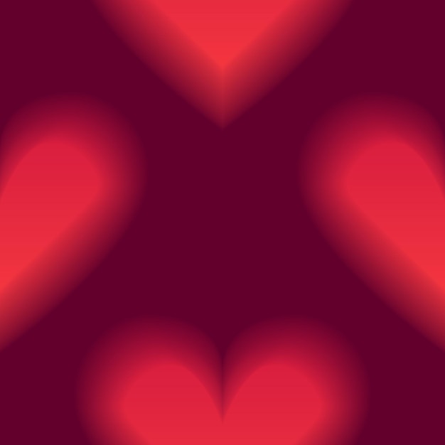 Vector background with hearts