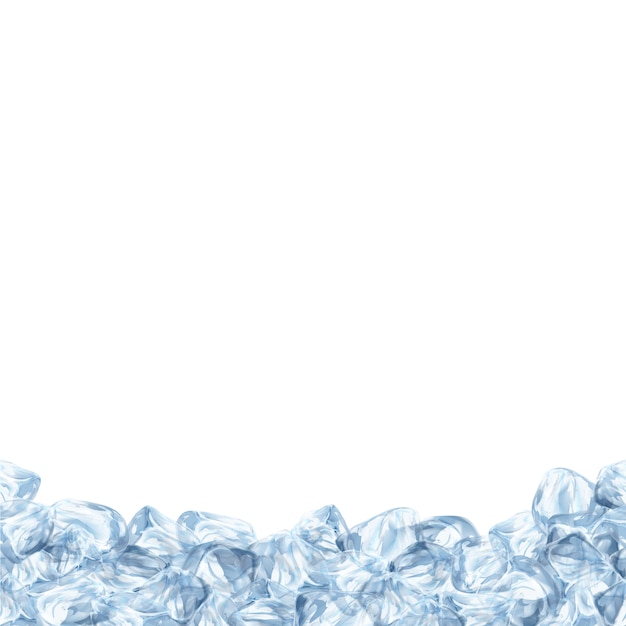 Vector background with ice design