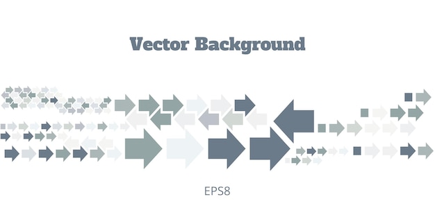 Vector background with left and right arrows