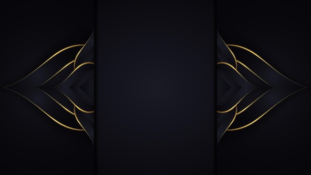 Background with luxury gold