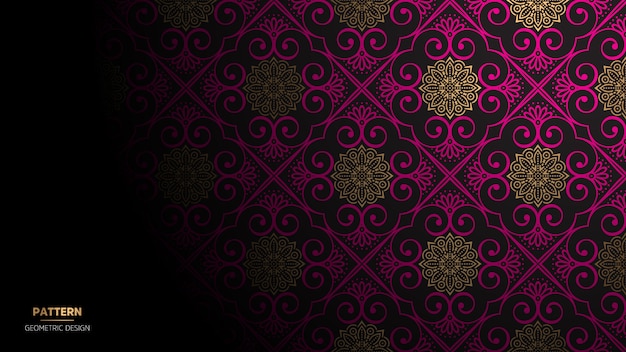 Background with mandala design for yoga or meditation