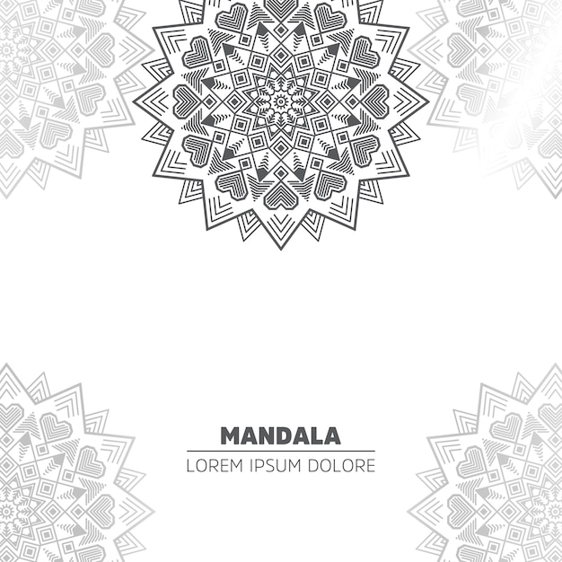 Background with mandala