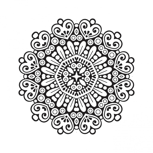 Background with mandala