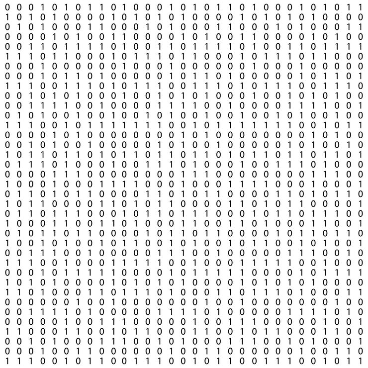 Vector background with numbers on the screen. binary code zero one. matrix. coding. hacker concept. 