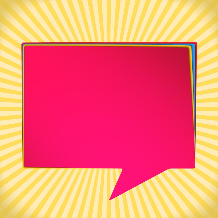 Vector background with purple speech bubble, vector eps10 illustration