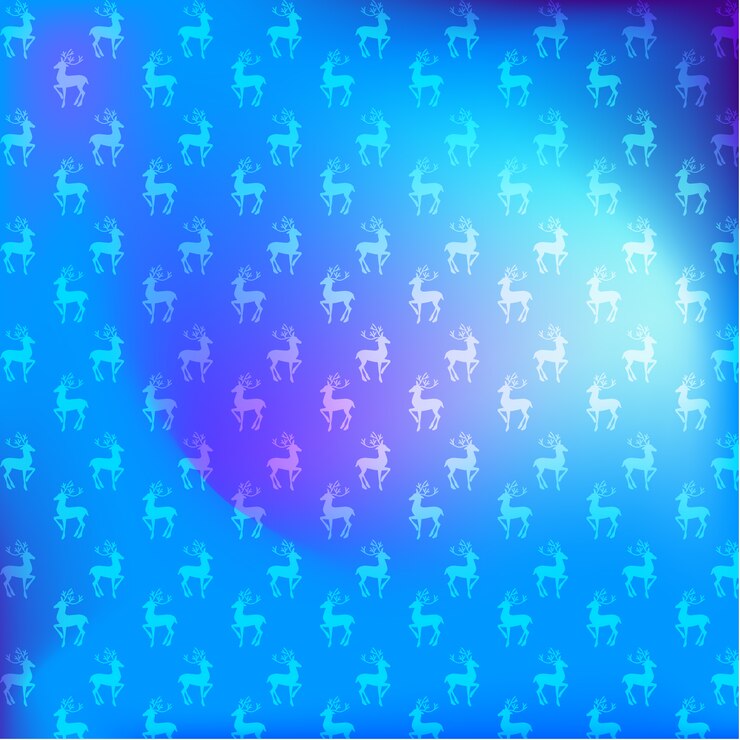 वेक्टर background with reindeer pattern