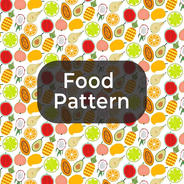 Vector background with vegetable and fruit fruit and vegetables background desi