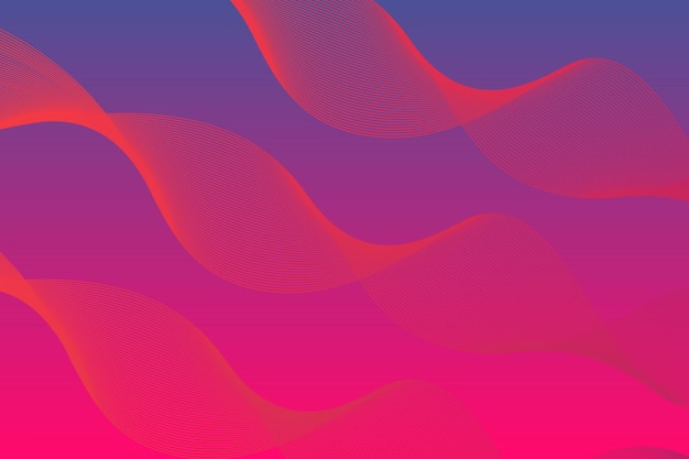 Vector background with waves vol 6