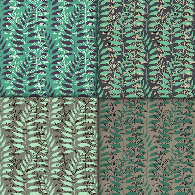 Backgrounds with leaves