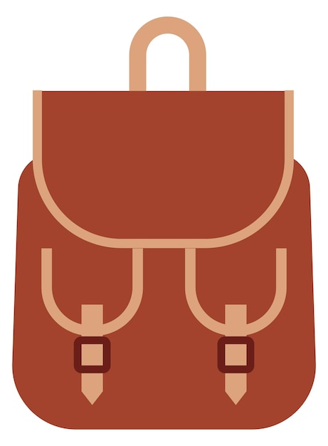 Backpack icon School bag symbol Travel luggage