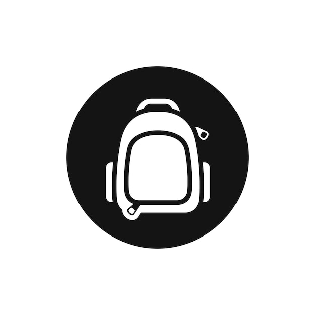 Backpack vector icon