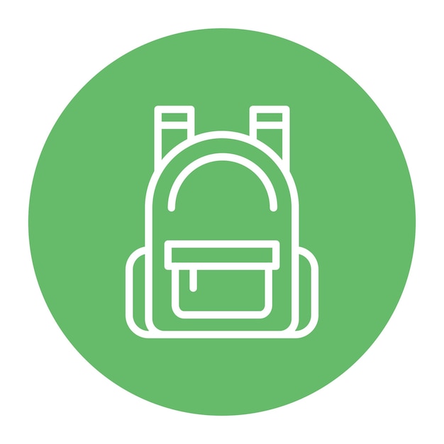 Backpack vector illustration