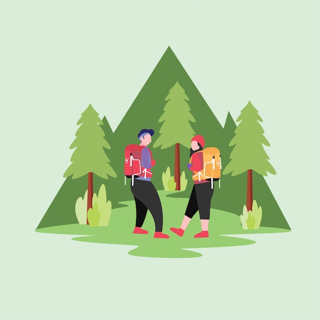 backpacker vacation trips holiday