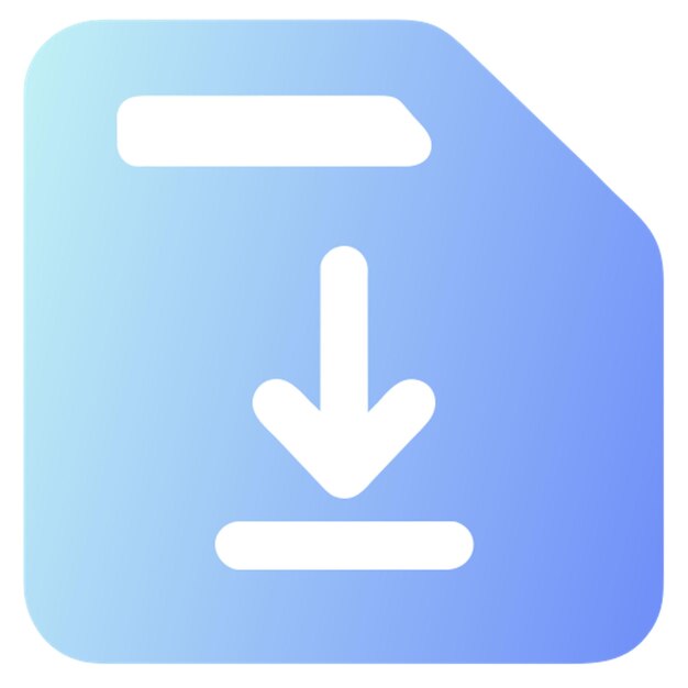 Vettore copia di backup dei dati download memorizzazione disco rigido icona forme colorate gradiente