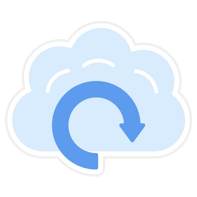 Vector backup icon vector image can be used for productivity