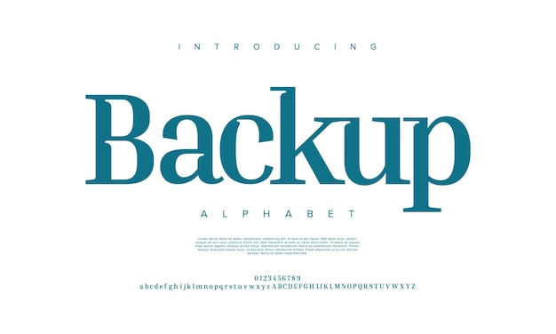Backup premium luxury elegant alphabet letters and numbers Elegant wedding typography classic serif
