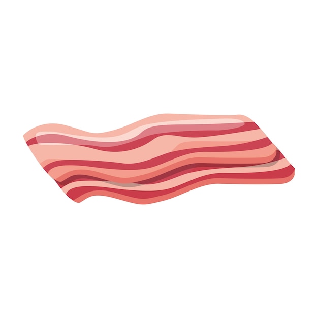 Vector bacon cartoon