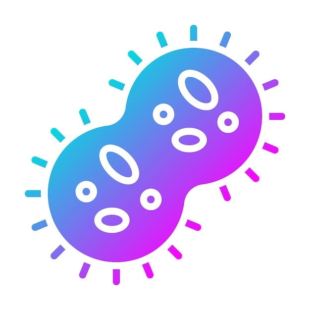 Bacteria vector icon Can be used for Chemistry iconset