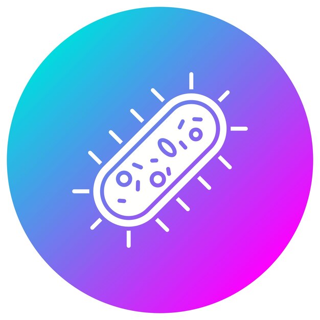 Bacteria vector icon Can be used for Research and Science iconset