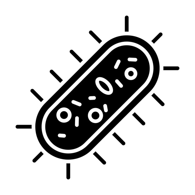 Bacteria Vector Illustration Style