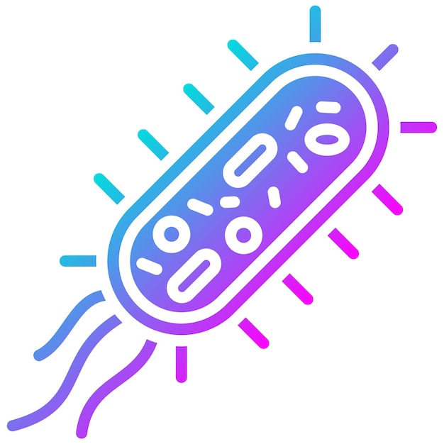 Bacterium vector icon Can be used for Medicine iconset