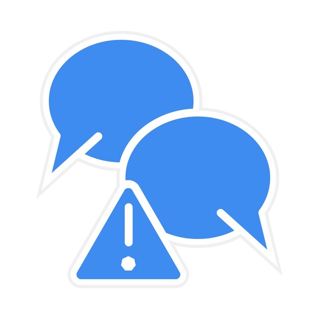 Vector bad communication icon vector image can be used for generation gap