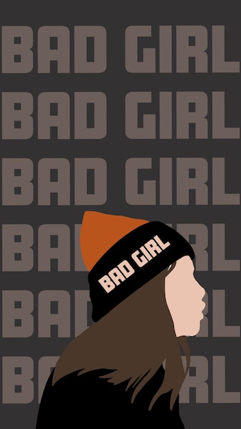 Bad Girl Cool Phone Wallpaper