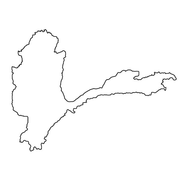 アフガニスタンのバダフシャン州地図行政区画