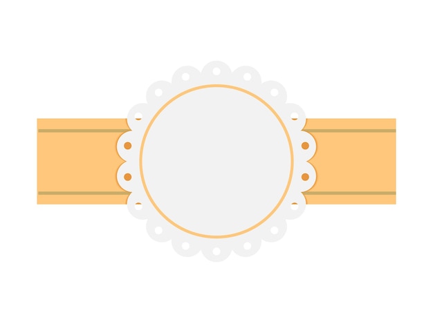 Badge blank Vector design element