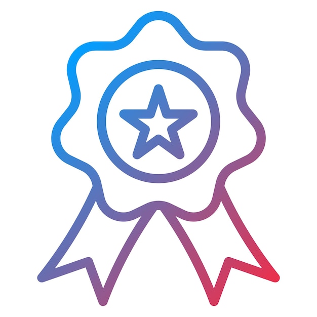 Badge icon vector image Can be used for Achievements