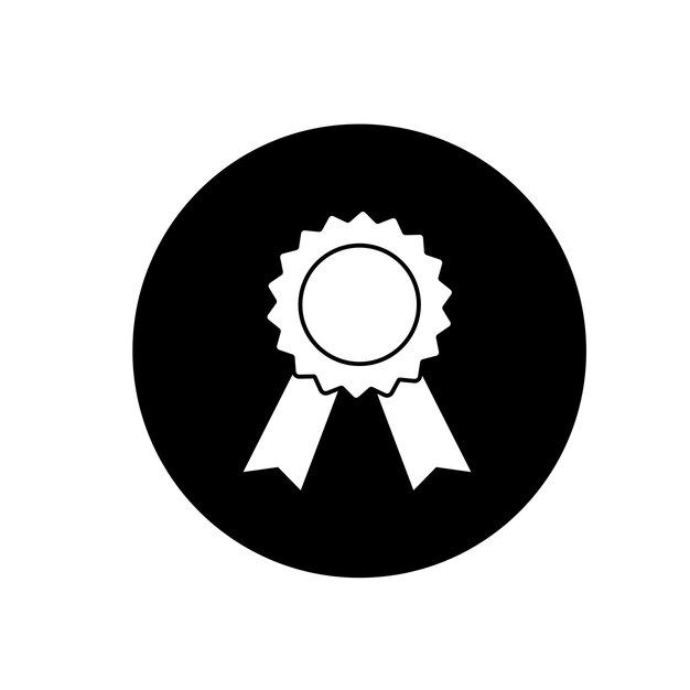 Badge icon vector